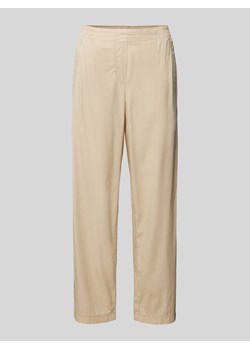 Spodnie o kroju regular fit w jednolitym kolorze ze sklepu Peek&Cloppenburg  w kategorii Spodnie damskie - zdjęcie 172329825