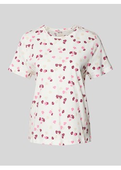 T-shirt z wzorem na całej powierzchni ze sklepu Peek&Cloppenburg  w kategorii Bluzki damskie - zdjęcie 172329839