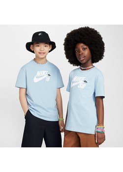 T-shirt dla dużych dzieci Nike SB - Niebieski ze sklepu Nike poland w kategorii T-shirty chłopięce - zdjęcie 172330145