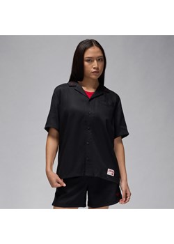 Damska koszula z mocnej tkaniny Jordan - Czerń ze sklepu Nike poland w kategorii Bluzki damskie - zdjęcie 172330185