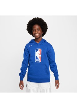 Bluza z kapturem dla dużych dzieci Nike NBA Team 31 Club Fleece - Niebieski ze sklepu Nike poland w kategorii Bluzy chłopięce - zdjęcie 172330198