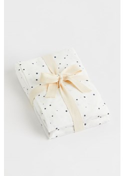 H & M - Pokrowiec na matę do przewijania 2-pak - Biały ze sklepu H&M w kategorii Tekstylia dziecięce - zdjęcie 172330437