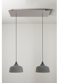 H & M - Żyrandol Z Dwoma Ramionami Z Kloszami Coppa - Srebrny ze sklepu H&M w kategorii Lampy wiszące - zdjęcie 172330498