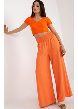 Spodnie szwedy pomarańczowe DHJ-SP-8390.70, Kolor pomarańczowy, Rozmiar uniwersalny, ITALY MODA ze sklepu Primodo w kategorii Spodnie damskie - zdjęcie 172332109