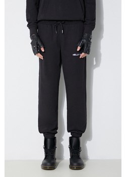 Helly Hansen spodnie dresowe kolor czarny gładkie ze sklepu PRM w kategorii Spodnie męskie - zdjęcie 172332996