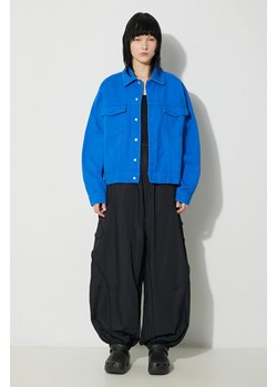 adidas Originals kurtka jeansowa x Ksenia Schnaider damska kolor niebieski przejściowa oversize IU2460 ze sklepu PRM w kategorii Kurtki damskie - zdjęcie 172333365