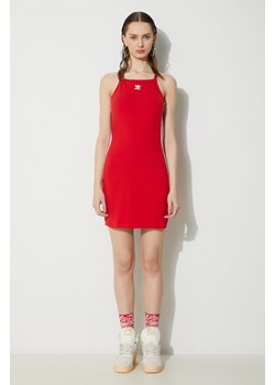 adidas Originals sukienka kolor czerwony mini dopasowana IR8128 ze sklepu PRM w kategorii Sukienki - zdjęcie 172333696