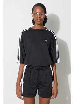 adidas Originals t-shirt 3-Stripes Tee damski kolor czarny IU2406 ze sklepu PRM w kategorii Bluzki damskie - zdjęcie 172333879