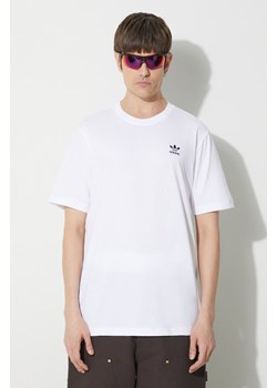 adidas Originals t-shirt bawełniany Essential Tee męski kolor biały z nadrukiem IR9691 ze sklepu PRM w kategorii T-shirty męskie - zdjęcie 172333979