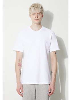 adidas Originals t-shirt bawełniany Fashion Graphic męski kolor biały z aplikacją IT7494 ze sklepu PRM w kategorii T-shirty męskie - zdjęcie 172334015