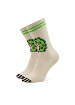 Happy Socks Skarpety wysokie unisex ATPBA14-1700 Beżowy ze sklepu MODIVO w kategorii Skarpetki damskie - zdjęcie 172335307