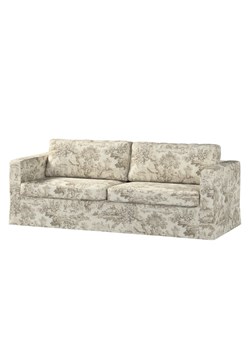 Pokrowiec na sofę Karlstad 3-osobową nierozkładaną, długi ze sklepu dekoria.pl w kategorii Pokrowce na kanapy i fotele - zdjęcie 172336716