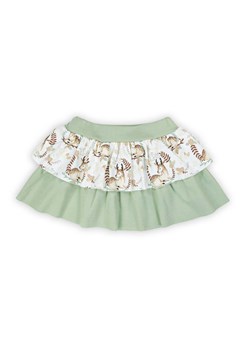 Zielona spódniczka dziewczęca w sarenki ze sklepu 5.10.15 w kategorii Spódnice dziewczęce - zdjęcie 172338509