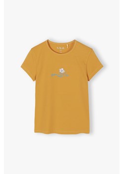 T-shirt dziewczęcy dzianinowy - Smile ze sklepu 5.10.15 w kategorii Bluzki dziewczęce - zdjęcie 172338549