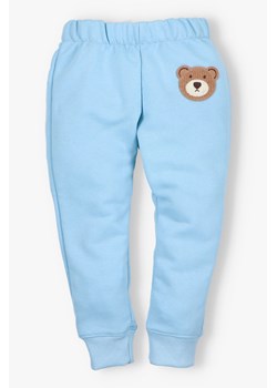 Spodnie dresowe z misiem - niebieskie - Pretilo ze sklepu 5.10.15 w kategorii Spodnie chłopięce - zdjęcie 172338615