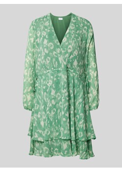 Sukienka kopertowa o długości do kolan ze sklepu Peek&Cloppenburg  w kategorii Sukienki - zdjęcie 172339596