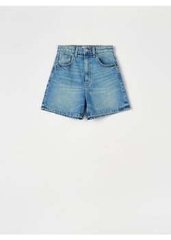 Sinsay - Szorty jeansowe - turkusowy ze sklepu Sinsay w kategorii Szorty - zdjęcie 172341857