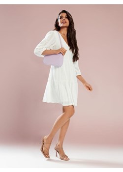 Sinsay - Sukienka mini - biały ze sklepu Sinsay w kategorii Sukienki - zdjęcie 172341898