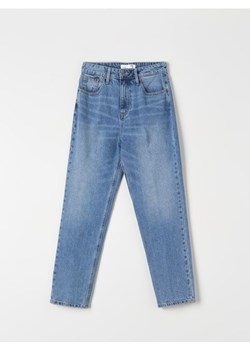 Sinsay - Jeansy high waist - niebieski ze sklepu Sinsay w kategorii Jeansy damskie - zdjęcie 172341918