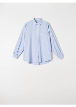 Sinsay - Koszula bawełniana - błękitny ze sklepu Sinsay w kategorii Koszule damskie - zdjęcie 172341939