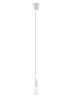 Biała pojedyncza lampa wisząca loft - EX541-Diegi ze sklepu Edinos.pl w kategorii Lampy wiszące - zdjęcie 172342366