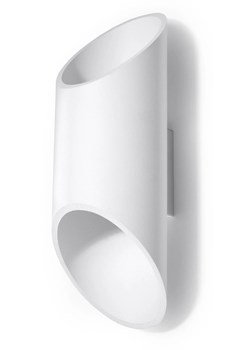 Nowoczesny kinkiet tuba E723-Peni - biały ze sklepu Edinos.pl w kategorii Lampy ścienne - zdjęcie 172342589