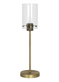Szklana lampa stołowa Villo - złota ze sklepu Edinos.pl w kategorii Lampy stołowe - zdjęcie 172343416