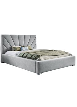 Tapicerowane łóżko z pojemnikiem 180x200 Rayon 3X - 36 kolorów ze sklepu Edinos.pl w kategorii Łóżka i materace - zdjęcie 172343485