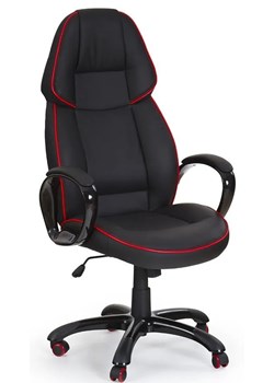 Czarny fotel obrotowy - Szafir ze sklepu Edinos.pl w kategorii Krzesła do biurka - zdjęcie 172343596