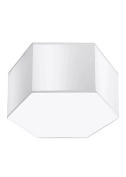 Biały minimalistyczny plafon 15,5 cm - S749-Kalma ze sklepu Edinos.pl w kategorii Lampy sufitowe - zdjęcie 172343797