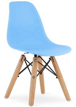 Niebieskie krzesło do pokoju dziecięcego - Suzi 3X ze sklepu Edinos.pl w kategorii Fotele dziecięce - zdjęcie 172344389