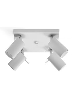 Kwadratowy plafon LED E784-Rins - biały ze sklepu Edinos.pl w kategorii Lampy sufitowe - zdjęcie 172344556