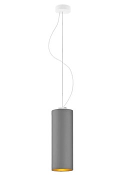 Lampa wisząca tuba glamour na białym stelażu - EX836-Boloniv - 5 kolorów ze sklepu Edinos.pl w kategorii Lampy wiszące - zdjęcie 172344845