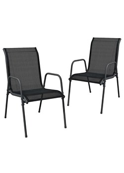 Zestaw dwóch lekkich krzeseł ogrodowych - Melissa ze sklepu Edinos.pl w kategorii Krzesła ogrodowe - zdjęcie 172345246