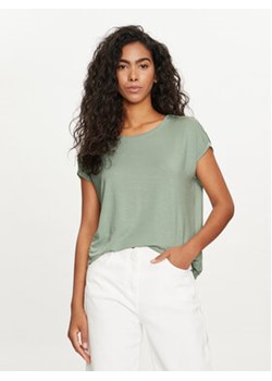 Vero Moda T-Shirt Ava 10284468 Zielony Regular Fit ze sklepu MODIVO w kategorii Bluzki damskie - zdjęcie 172345779