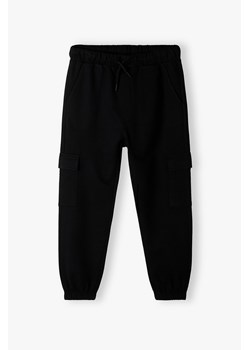 Czarne spodnie dresowe bojówki - Lincoln&Sharks ze sklepu 5.10.15 w kategorii Spodnie chłopięce - zdjęcie 172346137