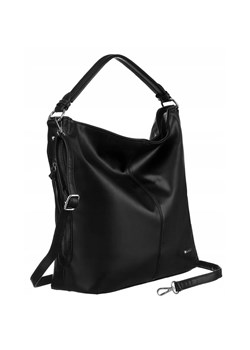 Klasyczna shopperka czarna ze skóry ekologicznej - Rovicky ze sklepu 5.10.15 w kategorii Torby Shopper bag - zdjęcie 172346168