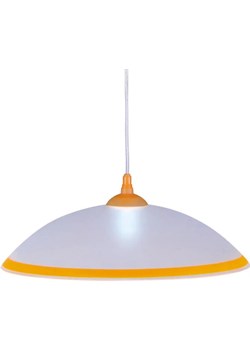 Biało-żółta lampa wisząca do jadalni - S563-Mersa ze sklepu Edinos.pl w kategorii Lampy wiszące - zdjęcie 172348319