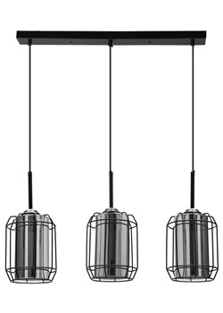Czarna potrójna lampa wisząca nad stół - Z050-Nevo ze sklepu Edinos.pl w kategorii Lampy wiszące - zdjęcie 172348805