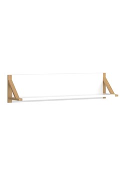 Biała minimalistyczna półka ścienna - Oris 12X ze sklepu Edinos.pl w kategorii Półki - zdjęcie 172348849