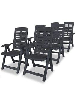 Zestaw szarych krzeseł ogrodowych - Elexio 4Q ze sklepu Edinos.pl w kategorii Krzesła ogrodowe - zdjęcie 172349639