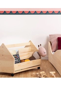 Drewniana skrzynia na zabawki Zozo 3S ze sklepu Edinos.pl w kategorii Regały dziecięce - zdjęcie 172349698