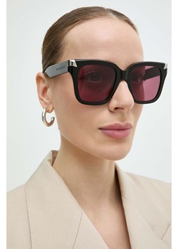 Alexander McQueen okulary przeciwsłoneczne damskie kolor czarny AM0440S ze sklepu ANSWEAR.com w kategorii Okulary przeciwsłoneczne damskie - zdjęcie 172350195