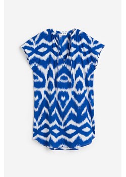 H & M - Bawełniana sukienka tunikowa - Niebieski ze sklepu H&M w kategorii Sukienki - zdjęcie 172351537