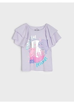 Sinsay - Koszulka Świnka Peppa - fioletowy ze sklepu Sinsay w kategorii Bluzki dziewczęce - zdjęcie 172353846