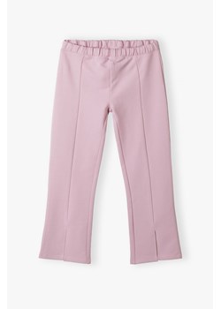 Różowe spodnie dziewczęce flare - Limited Edition ze sklepu 5.10.15 w kategorii Spodnie dziewczęce - zdjęcie 172354415