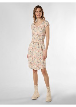 Ragwear Sukienka damska Kobiety Bawełna beżowy wzorzysty ze sklepu vangraaf w kategorii Sukienki - zdjęcie 172354585