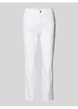 Jeansy z prostą nogawką o skróconym kroju model ‘Cici’ ze sklepu Peek&Cloppenburg  w kategorii Jeansy damskie - zdjęcie 172354655