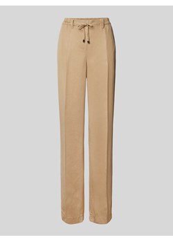 Spodnie materiałowe o kroju regular fit w kant model ‘Maine’ ze sklepu Peek&Cloppenburg  w kategorii Spodnie damskie - zdjęcie 172354765