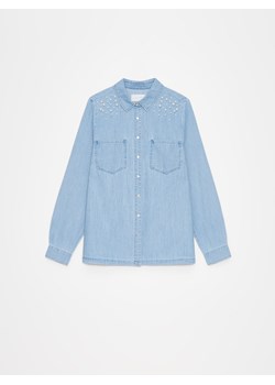 Mohito - Jeansowa koszula - niebieski ze sklepu Mohito w kategorii Koszule damskie - zdjęcie 172355666